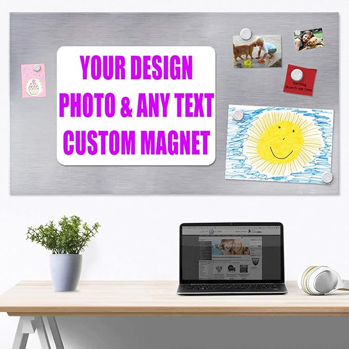 KETABAO – 14" Customizable Star Magnetic Photo Frames - add Your Image to Your Refrigerator, Storage Cabinet or car Magnet