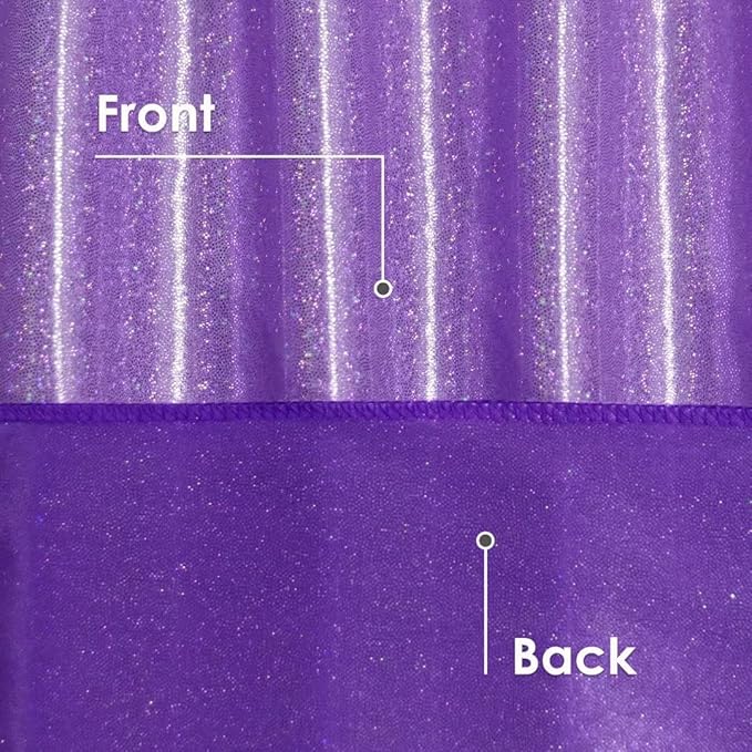 Fitable Sequin Tablecloth for Parties 60x120 Inch - Sparkle Glitter Table Cloth Laser Rectangle Overlay for Wedding Baby Shower Ceremony Birthday Holiday Banquet Decor, Purple