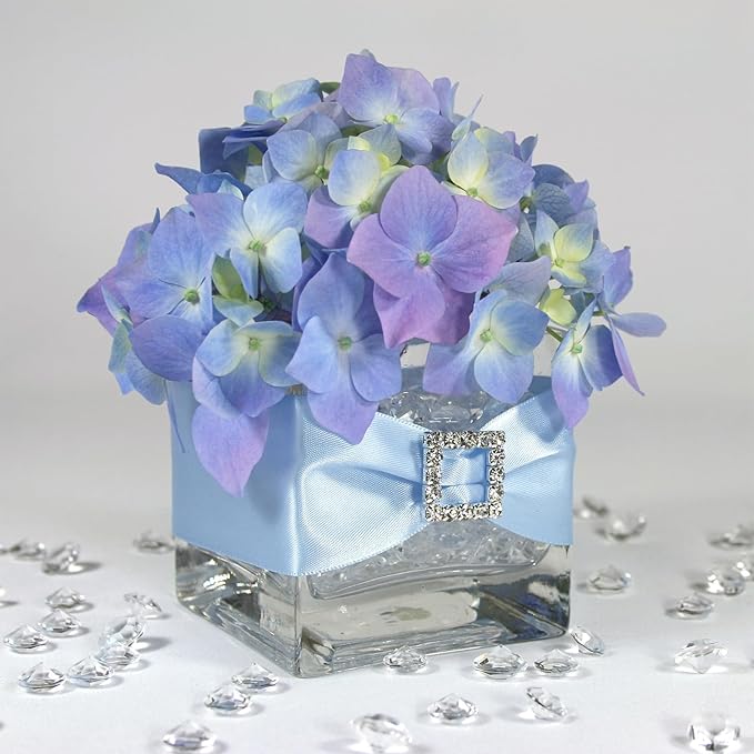 PATIKIL 10000 Pcs Wedding Table Scatter Confetti Crystals 4.5mm Acrylic Diamonds Vase Fillers Gems for Table Centerpiece Decorations Party Vase Beads, Black
