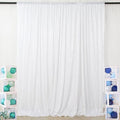ShinyBeauty 10x10FT White Sequin Photo Backdrop - Sparkly Glitter Background for Photography, Baby Showers, Birthdays, Weddings & Party Decor