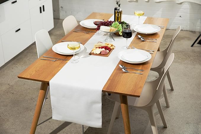 American Homestead Paper Table Runner Roll - 78 ft. Disposable Linen-Like Table Cover Roll - 20 Perforated Table Runners (16" x 48") for Parties, Weddings, and Events - Navy Blue