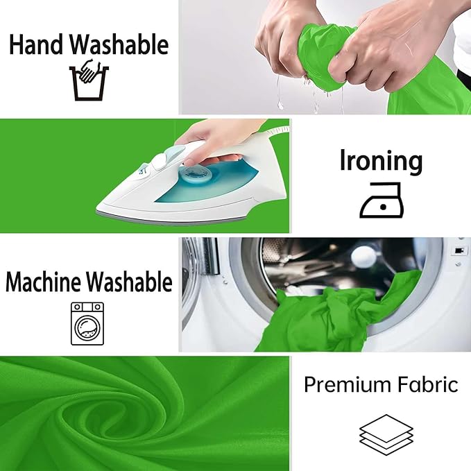 Green Screen Backdrop, Product Photo Backdrop for Photoshoot, Photography Background for Streaming Video Studio 6FTx9FT