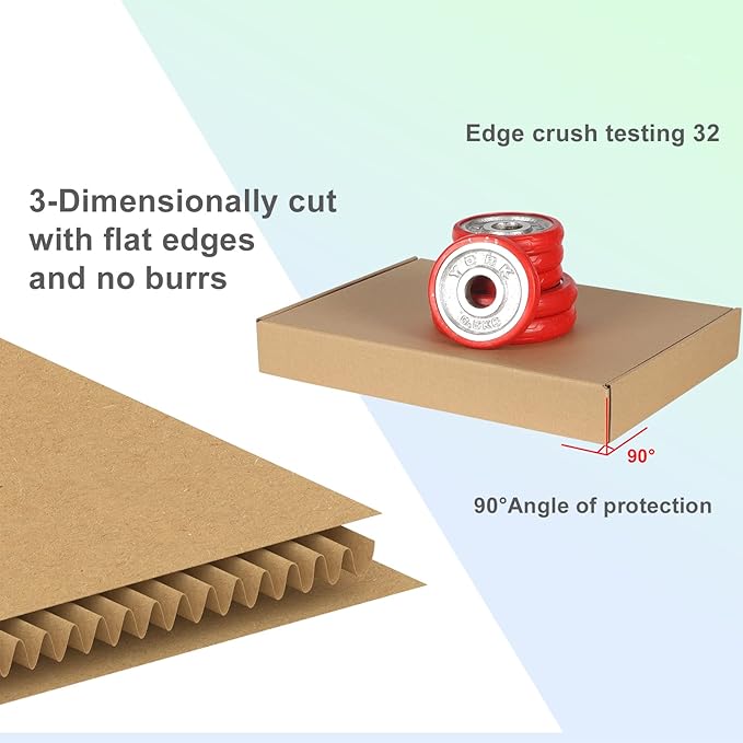 MEBRUDY 4x4x2 Inches Shipping Boxes Pack of 100, Small Corrugated Cardboard Box for Mailing Packing Literature Mailer