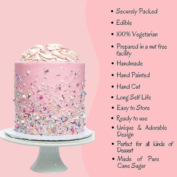 Confect Edible Cake Sprinkles Mix – Silver, Bronze & White Pearls, Silver Jimmies, Sparkling Sugar – Dessert Toppings for Cakes, Cupcakes, Cookies & Baking Decoration | Vegan, Gluten-Free, Nut-Free, Soy-Free, Dairy-Free, Palm Oil-Free- 5 Oz