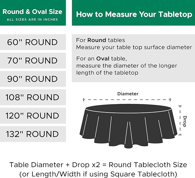 Biscaynebay 2 Pack Textured Fabric Round Tablecloths 60", Red Water Resistant Tableclothes Small Circle Folding Table Covers Linen for Dining, Kitchen, Wedding, Parties etc Machine Washable
