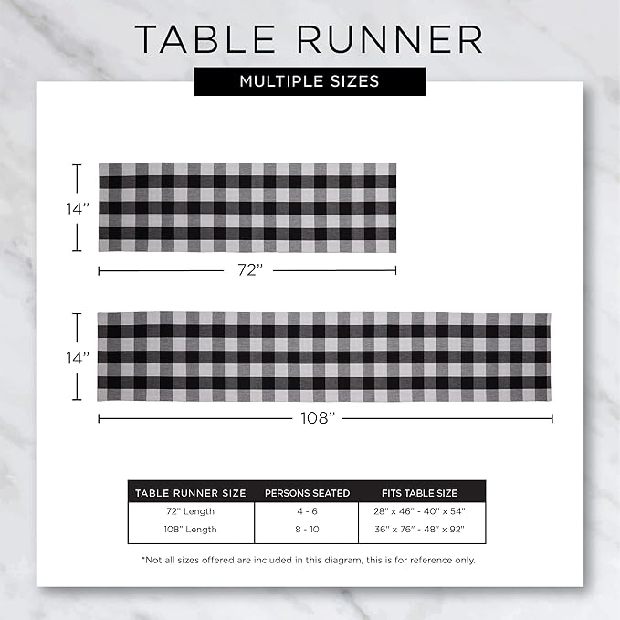 DII Woven Basic Tabletop Collection, Chevron Table Runner, 15x72, Spice