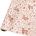 Ribbli Pink Christmas Wrapping Paper Rolls,Mini Roll-17 Inch x 33 Feet-Christmas Woods