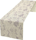 Purple Lavender Table Runner Vintage Watercolor Modern Kitchen Restaurant Decoration Suitable for Indoor and Outdoor Wedding Party Banquet Table Runner 13x90 Inch