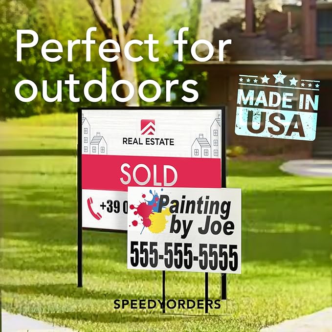 Custom Metal Signs, Personalized Aluminum, Customized Safety, Business Signs, Waterproof Outdoor, White Aluminum (Red & White, 10x7 In)