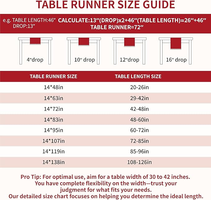 Table Runners 83 Inches,Elk Table Runner with Tassel Fringe,Christmas Table Runner for Party，Coffee Table, Festival