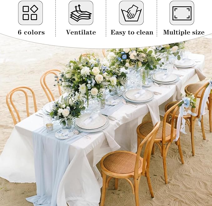 Fitable Navy Rectangle Tablecloths for 6 Foot Tables, 6 Pack - 70 x 108 Inches - Stain Resistant and Washable Table Clothes, Polyester Fabric Table Covers for Wedding, Party, Banquet, Buffect