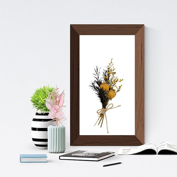 CROISSANT Mini Dried Flower Bouquet 12PCS, Mixed Natural Dried Flowers Bundles, Suitable for Handmade DIY Greeting Card Decoration, Multi-Purpose Craft Flowers