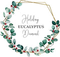 Custom Stickers for Weddings, Birthdays & Businesses - Personalized Labels with Your Logo - Waterproof, Fade and Heat Resistant - Pack of 100-1000 (Wreath T, 2 Inch)