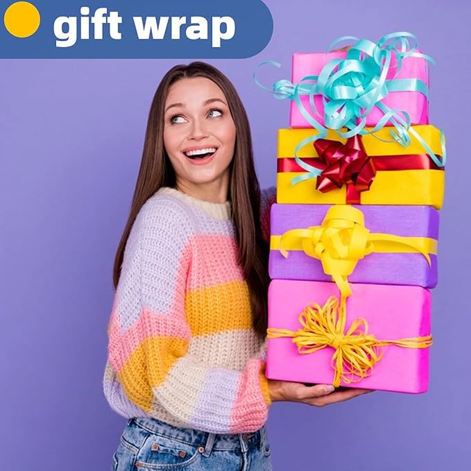 Purple Wrapping Paper, 15"x900" (75FT) Art Craft Construction Bulletin Board Decorative Paper Roll for Mother's Day Birthday Mardi Gras Anniversary Wedding Bouquet Flower Gift Wrap Floral Supplies