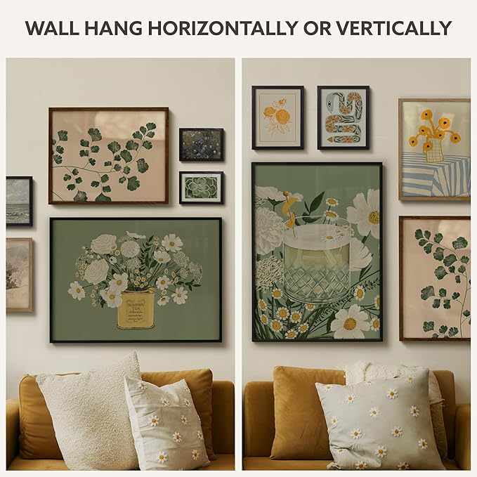 Opposite Wall - 50x70 cm - Natural Solid Oak Wood Picture Frame - Lightweight, Versatile & Shatterproof - Wall Hanging Photo or Poster Frame - Wall Decor for Office, Gallery & Home, 19 3/4 x 27 1/2 in