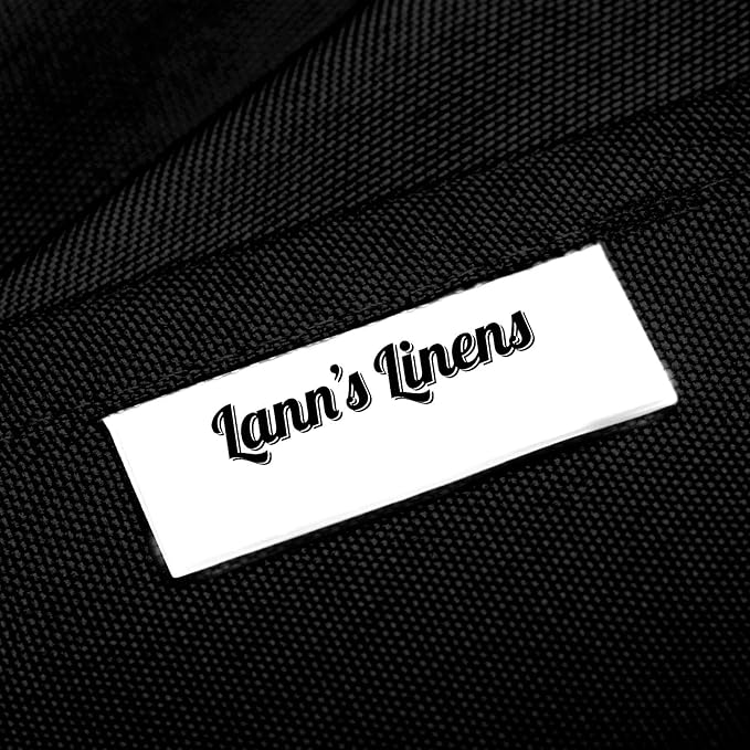 Lann's Linens - 10 Premium 70" x 120" Tablecloths for Wedding/Banquet/Restaurant - Rectangular Polyester Fabric Table Cloth - Black