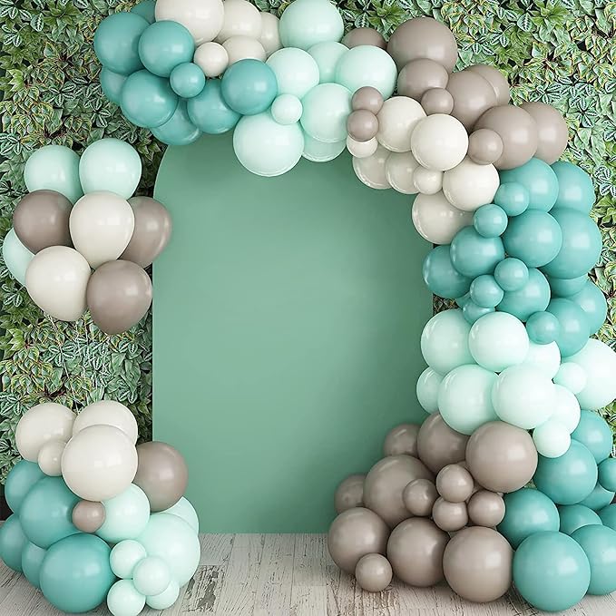 Wedding Arch Cover Spandex Arch Backdrop Cover 7.2FT Arch Stand Cover Arch Covers Stretchy Backdrop for Wedding Birthday Party Decoration Baby Shower Banquet Ceremony(Mint Green)