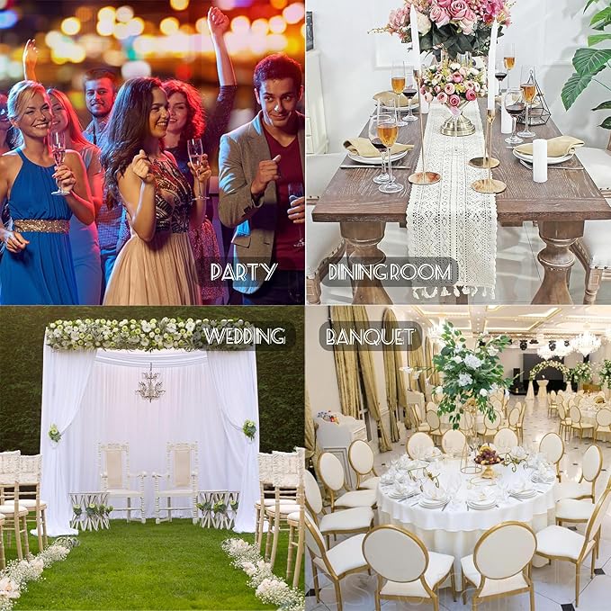 100PCS Spandex Chair Sashes Bows Universal Stretch Elastic Chair Cover Band Ties with Buckle Slider for Wedding Banquet Birthday Party Reception Event Decoration(Lavender)