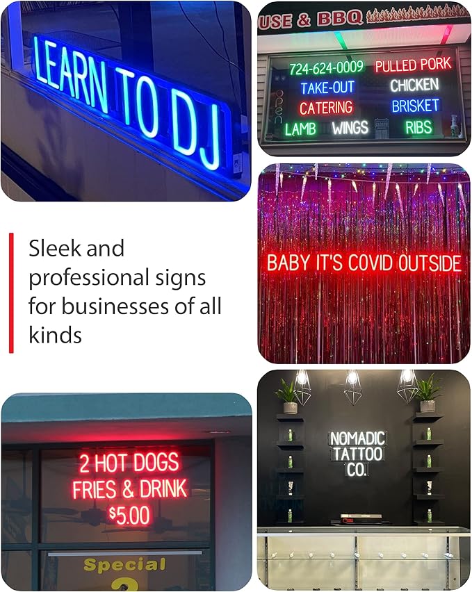 SpellBrite TO-GO BEER Sign | Beer-Related Sign with Neon Look, Blue LED Light Source | 19.8" x 15.0"