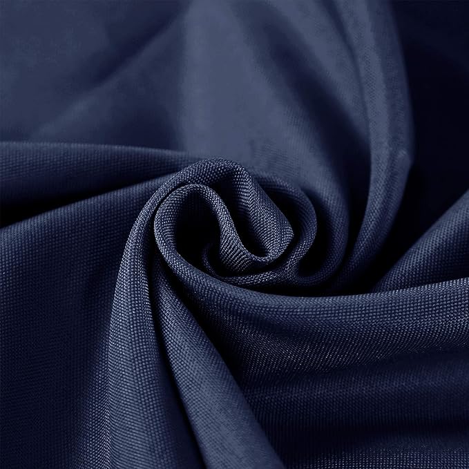 Rectangle Tablecloth 60x102 inch Washable Polyester Fabric Table Cloth for Wedding Party Dining Banquet Decoration（60x102,Navy）