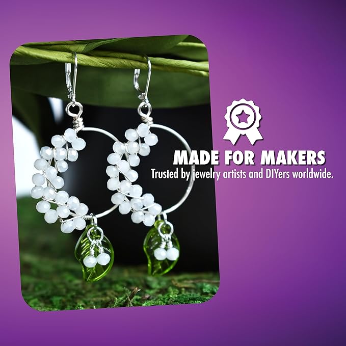 Artistic Wire, 22 Gauge Tarnish Resistant Colored Copper Craft Wire, Green, 15 yd