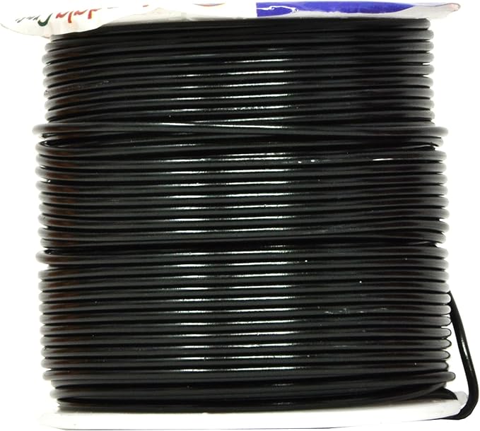 Mandala Crafts 16 Gauge Anodized Aluminum Craft Wire for Jewelry Making – 390 FT Colored Flexible Silver Black Gold Purple Red Kelly Green Wire - Bendable for Bonsai Armature Crafting Sculpting