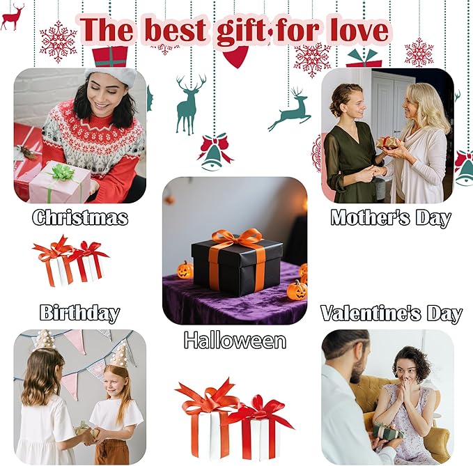 Stained Glass Window Hanging Christmas Funny Snowman 11.8" - Suncatcher Door Garden Blue White Snowflakes Sun Catcher New Year Birthday for Friend Mom Men Woman Nana