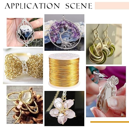 BENECREAT 12 Gauge Jewelry Craft Aluminum Wire 100 Feet Bendable Metal Sculpting Wire for Craft Floral Model Skeleton Making (Blue, 2mm)