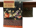 Maison d' Hermine Table runner 100% Cotton Double Layer Table Runners 72 inches long for Thanksgiving Christmas Decorations Home Kitchen Dining Party Wedding (Pumpkin Garden - Dark Green, 14.5" x 72")