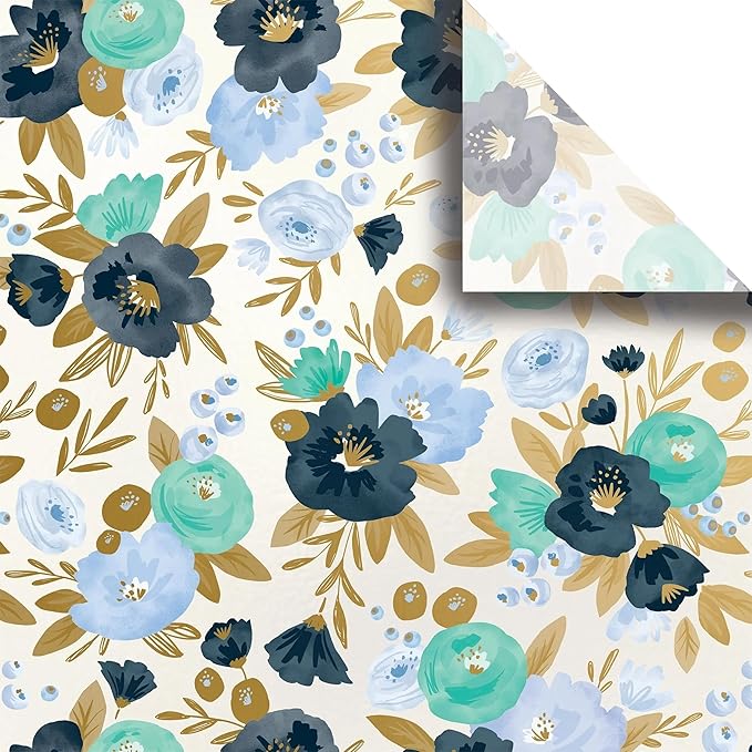 Colors of Rainbow - Fresh Flower - 12 Sheets, 20 inch X 29 inch - Italian Print Tissue Paper for Decoupage Gift Basket Gift Bag Party Crafts (Fresh Flower)