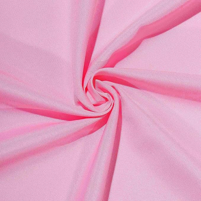 Efavormart 54x54 Pink Wholesale Linens Seamless Polyester Square Linen Tablecloth for Wedding Banquet Party Restaurant