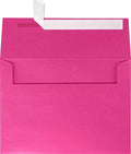 LUXPaper A7 Invitation Envelopes | Peel & Press | 5 1/4" x 7 1/4" | Azalea Metallic | 80lb. Text | 500 Qty