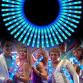 Foam Glow Sticks Bulk, 30 PCS Blue Light Up Foam Sticks 3 Modes, Glow Party Supplies for Wedding,Raves, Carnival, Concert, 4th of July, Halloween, Christmas, New Year