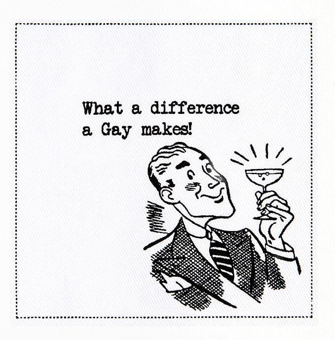 Five Star Napkins Pride Quotes, White Cotton Cocktail Napkins, Beverage Napkins, Bar Napkins, Cloth Napkins, Party Napkins, Events, Holidays, Weddings, Birthdays, Disposable, 4.5" x 4.5"- (50x)