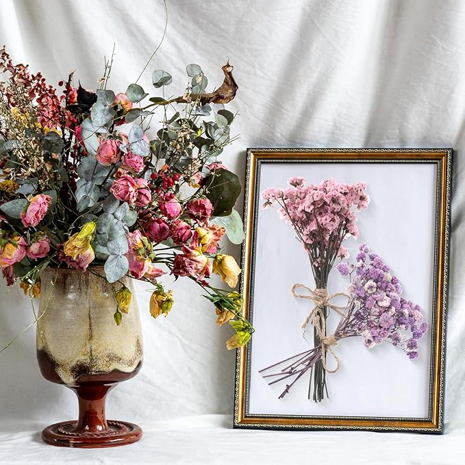 10/12/24/36 Pack Mini Dried Flowers for Vase Wedding Various Mini Bouquet Dried Small Wildflowers Natural Flowers Bulk for Crafts DIY Decor (12, Multicolor)