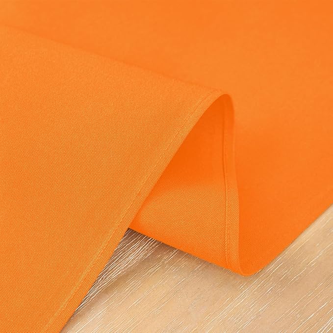 2 Pack Orange Small Short Table Runner 12 x 48 Inch Solid Color Runners Coffee Table Dresser for Daily Party Home Decoration