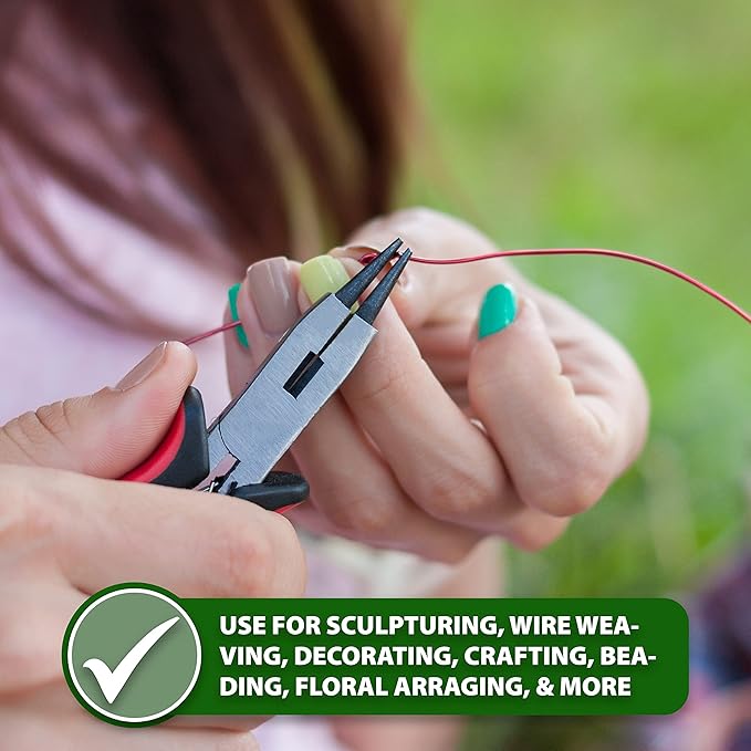 Mandala Crafts 8 Gauge Anodized Aluminum Craft Wire for Jewelry Making - 32 FT Colored Flexible Gray Wire - Bendable for Bonsai Armature Crafting Sculpting
