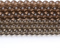 Tawny Glass Stone Beads Gemstone Round Crystal Energy Jade Beads Stone Beads for Jewelry Making DIY Bracelet Necklace Jewelry Making 1 Strand 15.5inch 50PCS 8MM