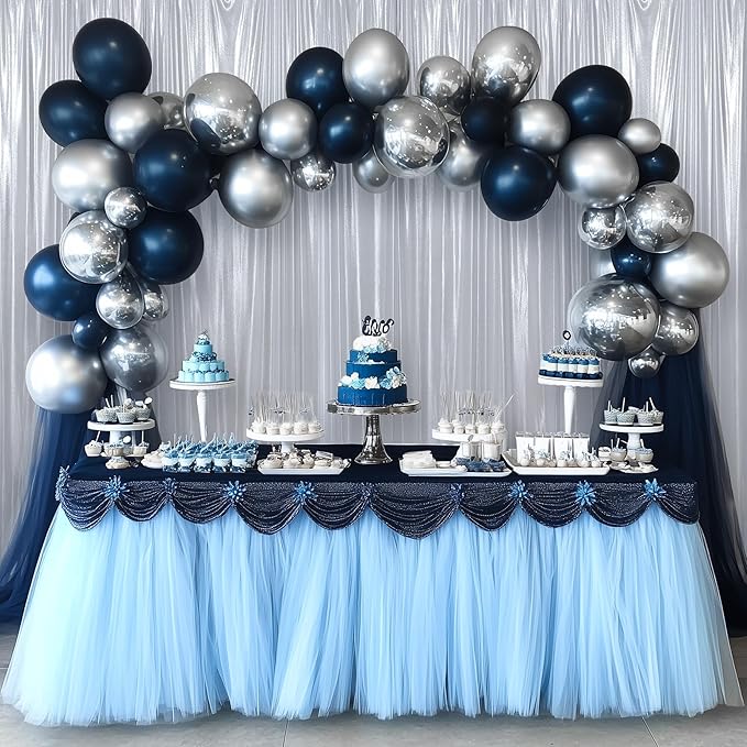 30ftx10ft Silver Sequin Backdrop Curtain for Parties, Wrinkle Free Glitter Photo Backdrop Drapes 6 Panels 5x10FT Back Drop Cloth Shimmer Fabric for Wedding Birthday Photography Background