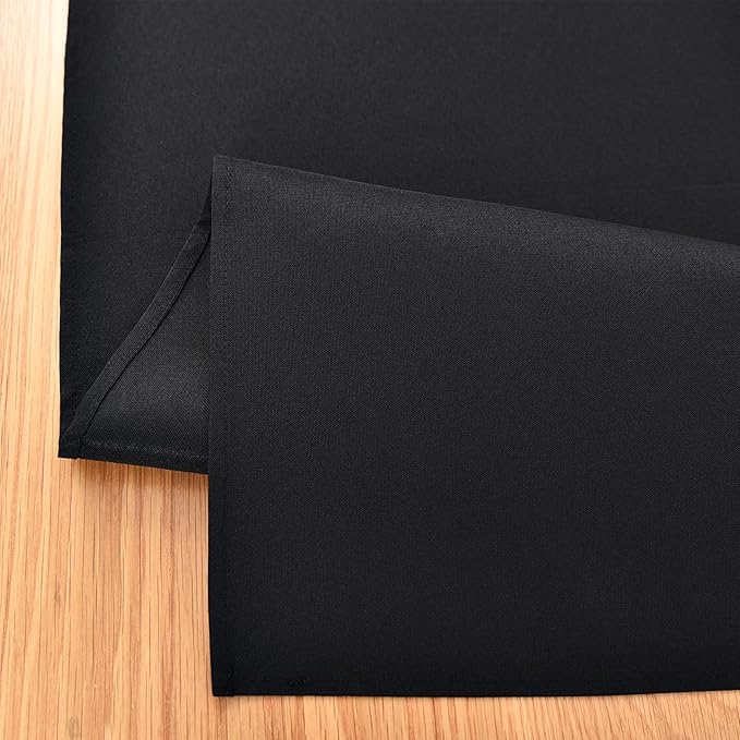 Farmhouse Black Table Runner Dining Table Runners 60 Inches Long Coffee Table Runner for Dresser Living Room Bedroom Holiday Party Banquet 12X60 Inch