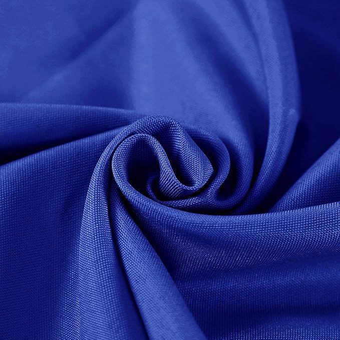 Rectangle Tablecloth 90x132 inch Washable Polyester Fabric Table Cloth for Wedding Party Dining Banquet Decoration（90x132, Royal Blue）