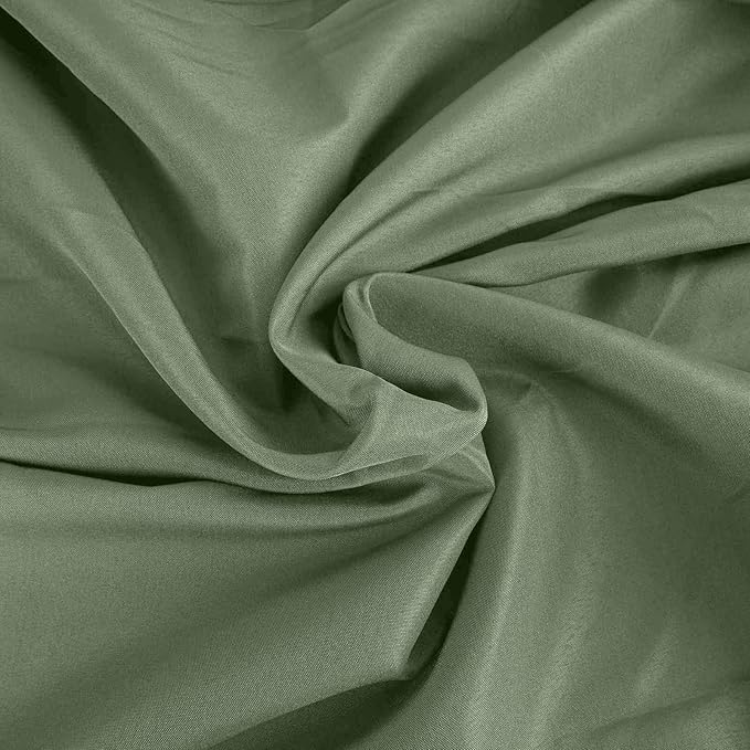 Efavormart Round Tablecloth, 90 Inch Stain & Wrinkle Resistant Washable Table Cloth, Decorative Polyester Fabric Table Cover for Banquet, Wedding, Dining- Willow Green