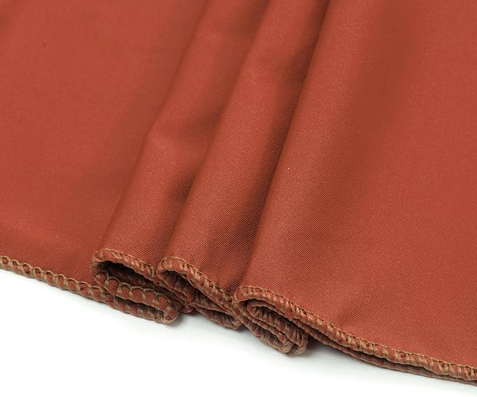 VDS Pack of 125 PCS | Terracotta | Spandex Chair Sashes Bows Without Buckle | Stretch Elastic Banquet Universal Folding Chair Band Tie with for Wedding Party Conference Celebration Event Decoration