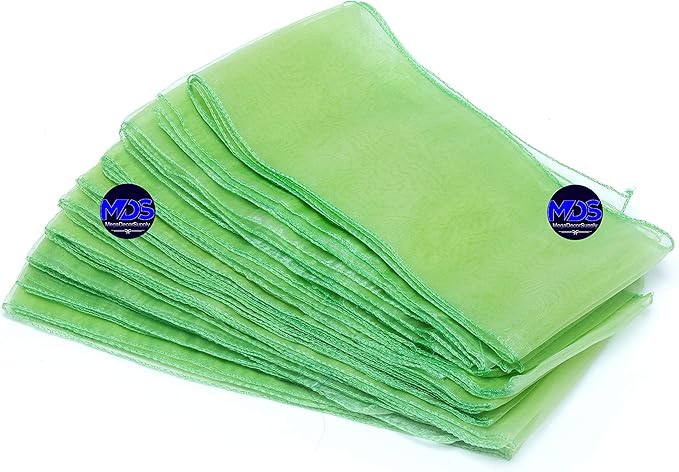 MDS Pack of 150 PCS Organza Chair Sashes Wider Dining Chair Bows Ribbon Tie Back for Wedding Party Birthday Bridal Shower Reception Event Banquet Home Chair Cover Decoration - Apple Green