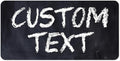 Custom Sign, Custom Street Sign, 11 Font Colors, 13 Font Styles, 4 Hole Options, 22 Sizes, 6x12 Inches, Rust Free DiBound, Fade Resistant, Made in USA by My Sign Center (Chalkboard Black)