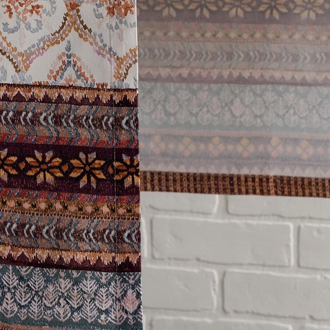 Maison d' Hermine Table Runner 100% Cotton Single Layer Table Runners 60 inches Long for Thanksgiving Christmas Decorations Home Kitchen Dining Party Wedding (Fair Isle, 14.5" x 60")