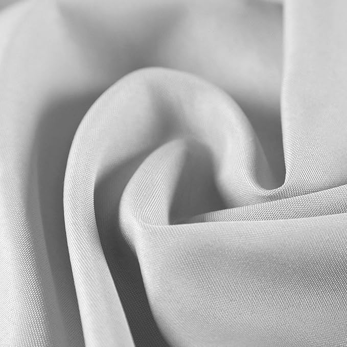 Cloth Napkins 20x20 inch Washable Polyester Dinner Napkins Soft Table Napkins for Wedding Party Dining Banquet(Silver,25PCS)