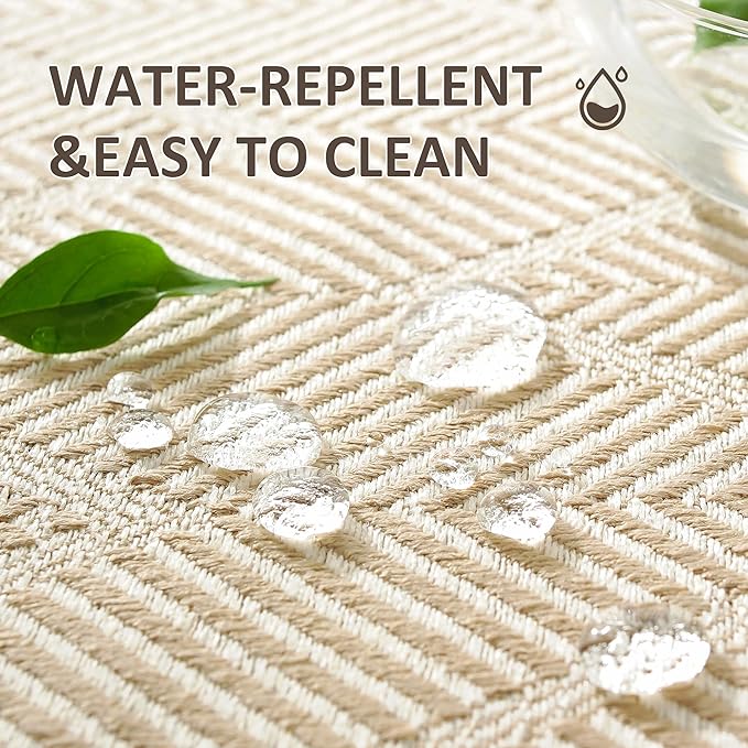 Placemats Set of 4,Waterproof Placemat with Tassel Fringe,Boho Placemats for Coffee Table Western Restaurant