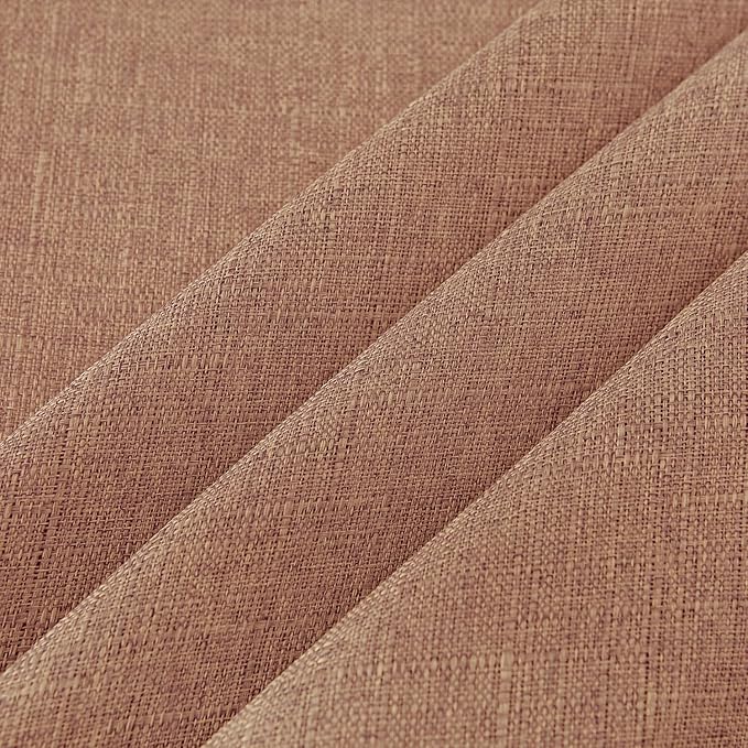 NLMUVW Square Linen Tablecloth 54 x 54 Inch, Mocha Farmhouse Table Cloth Textured Water Resistant Table Cover for Kitchen Dining Coffee