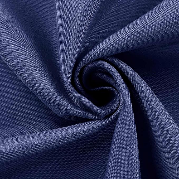 Efavormart 54x54 Navy Blue Wholesale Linens Seamless Polyester Square Linen Tablecloth for Wedding Banquet Party Restaurant